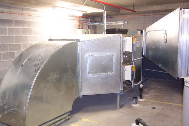 Industrial HVAC and duct system extraction service